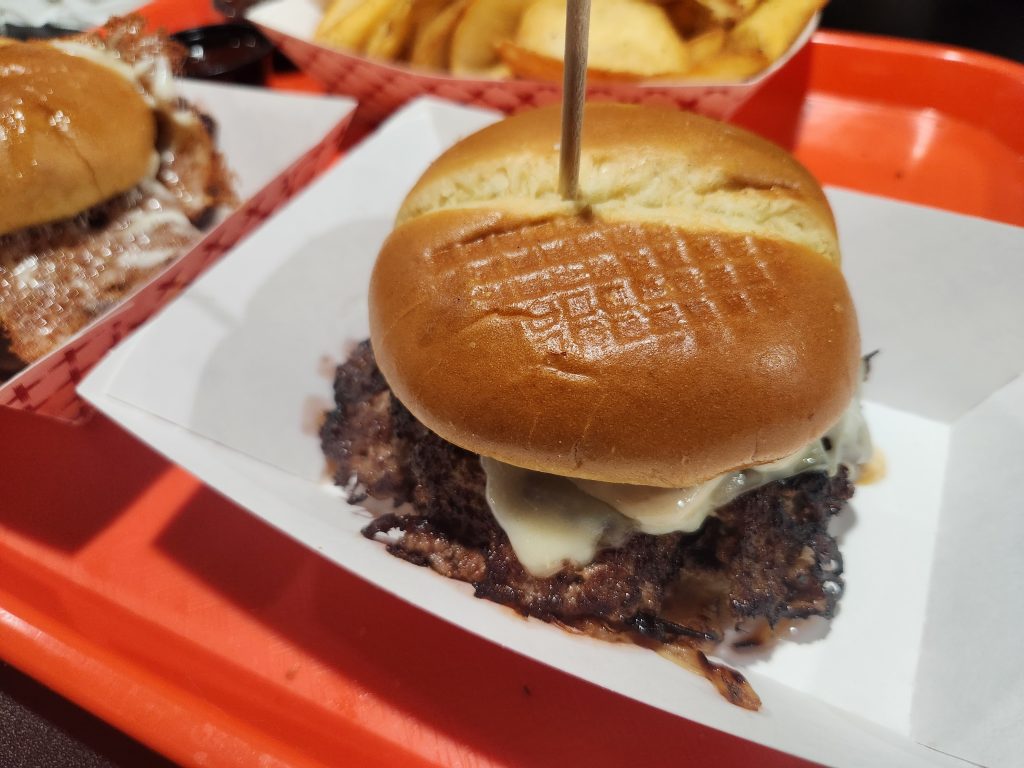 Bro Man's shroom burger